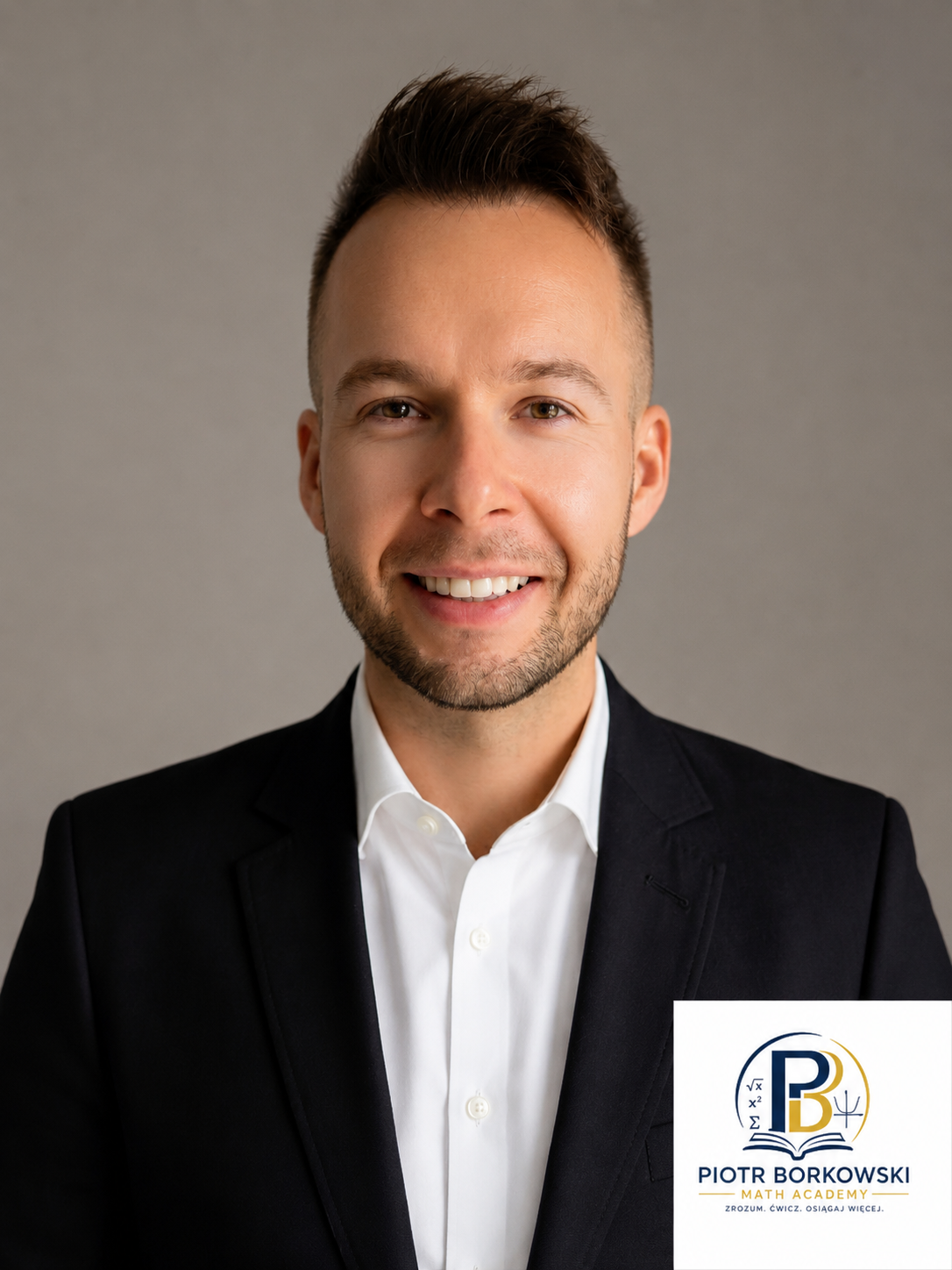 Piotr Borkowski — nauczyciel matematyki i założyciel MATH ACADEMY